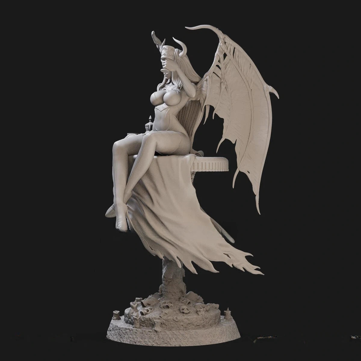 1805 Succubus Girl NSFW- STL 3D Print Files