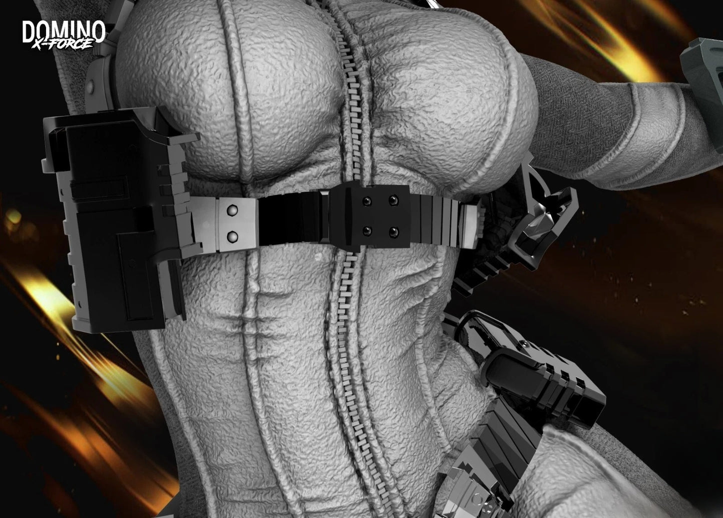 1161 Domino_Marvel's X-Force - STL 3D Print Files