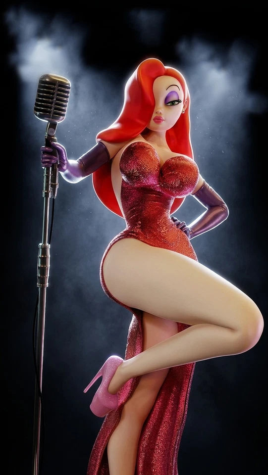 2202 Jessica Rabbit_Who Framed Roger Rabbit - STL 3D Print Files
