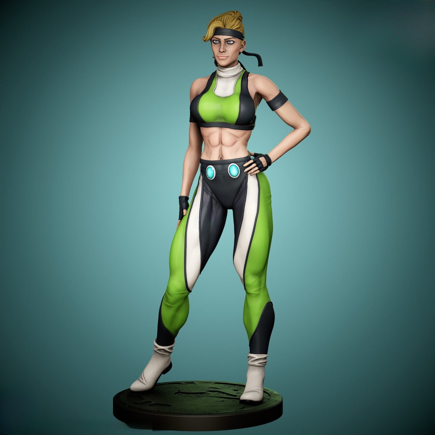 1243 Sonya Blade_Mortal Kombat - STL 3D Print File
