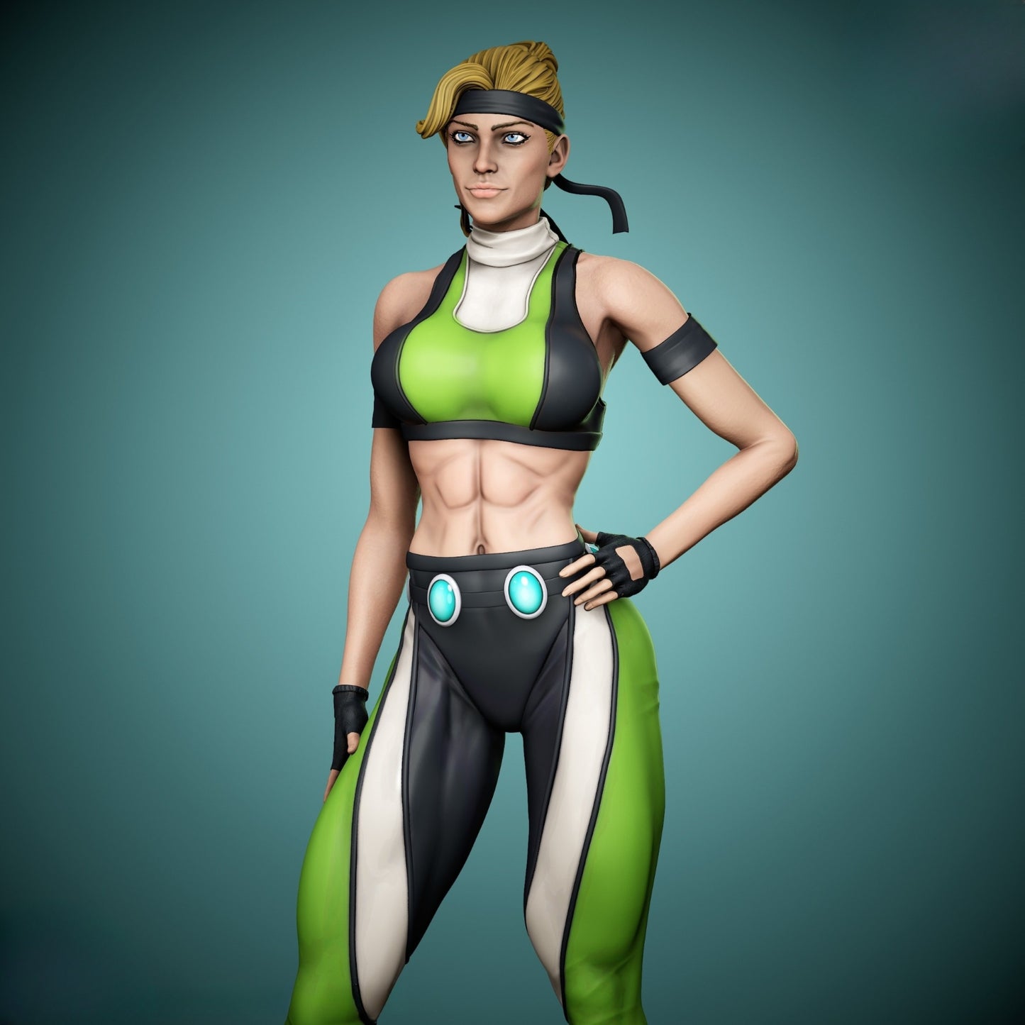 1243 Sonya Blade_Mortal Kombat - STL 3D Print File