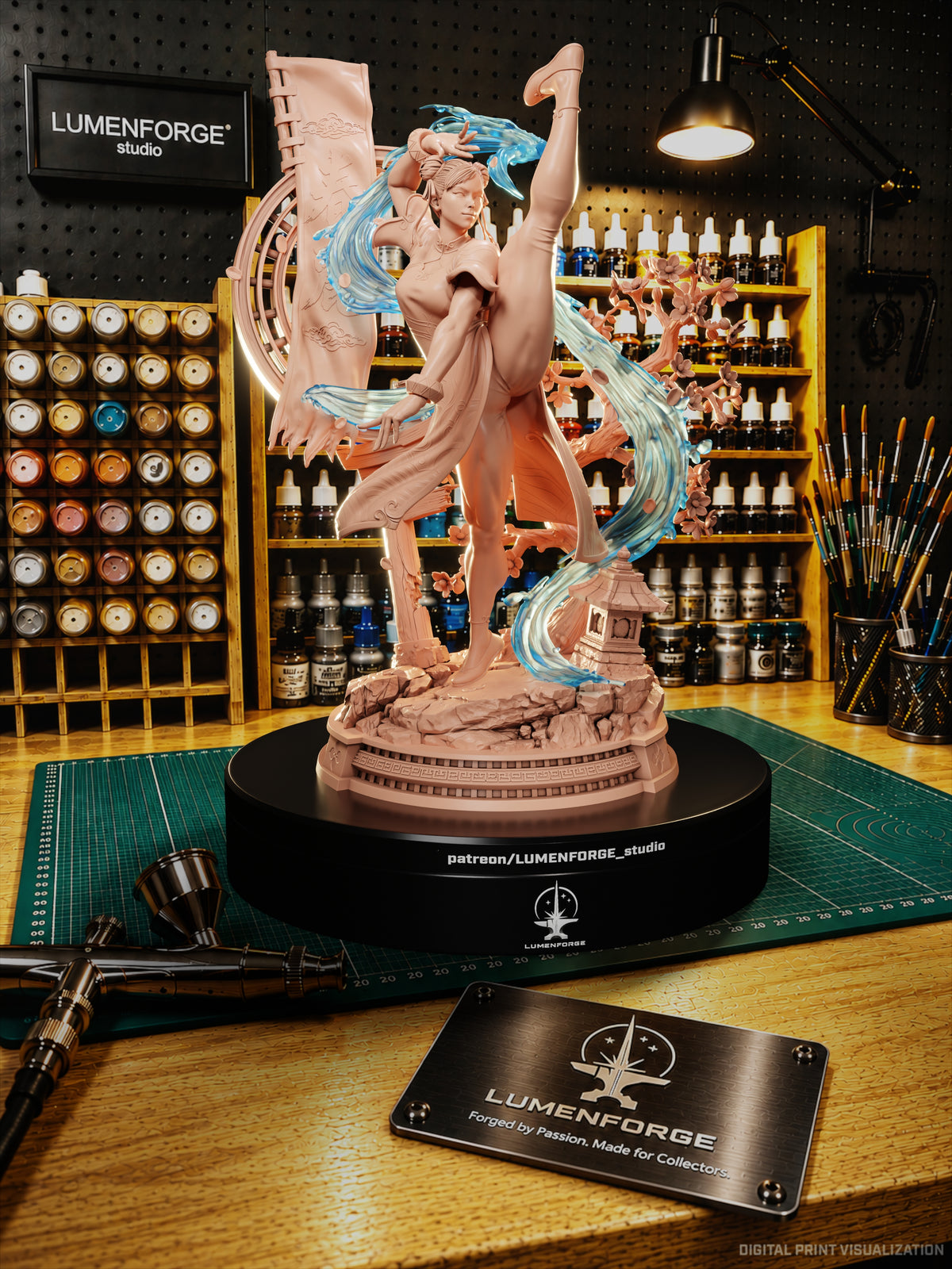 2133 Chun-Li_Street Fighter - STL 3D Print Files