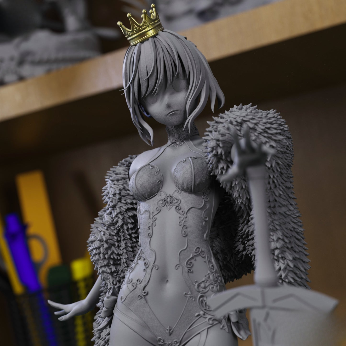 1436 Saber_ FateGrand Order - STL 3D Print Files