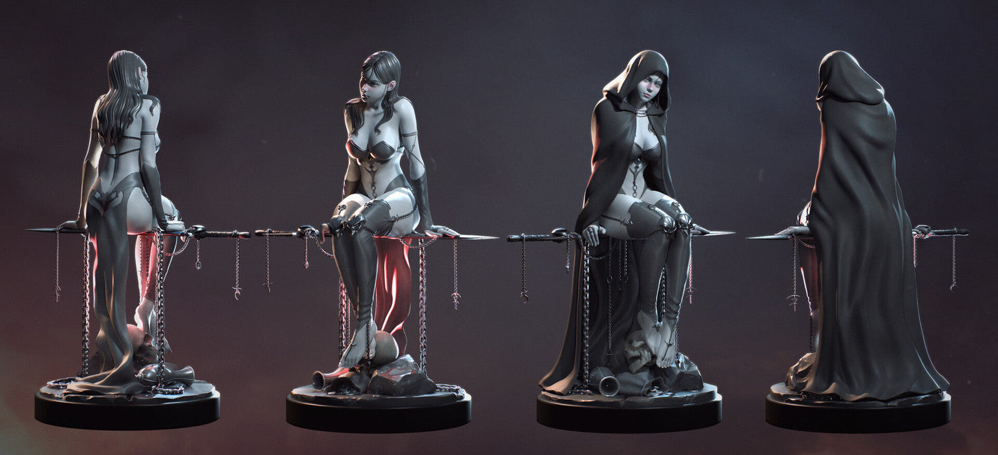 1096 The Witch - STL 3D Print Files