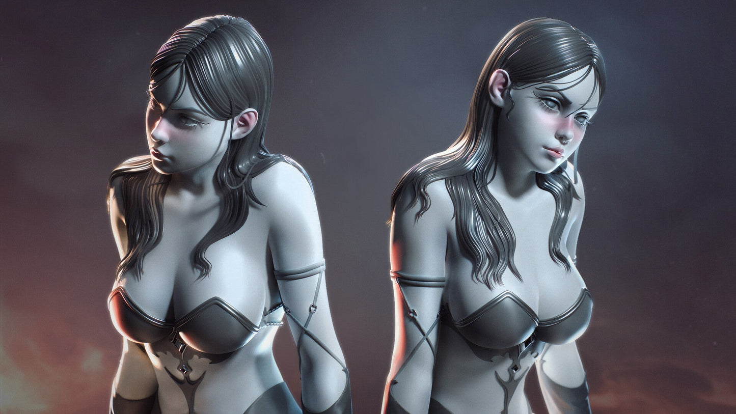 1096 The Witch - STL 3D Print Files