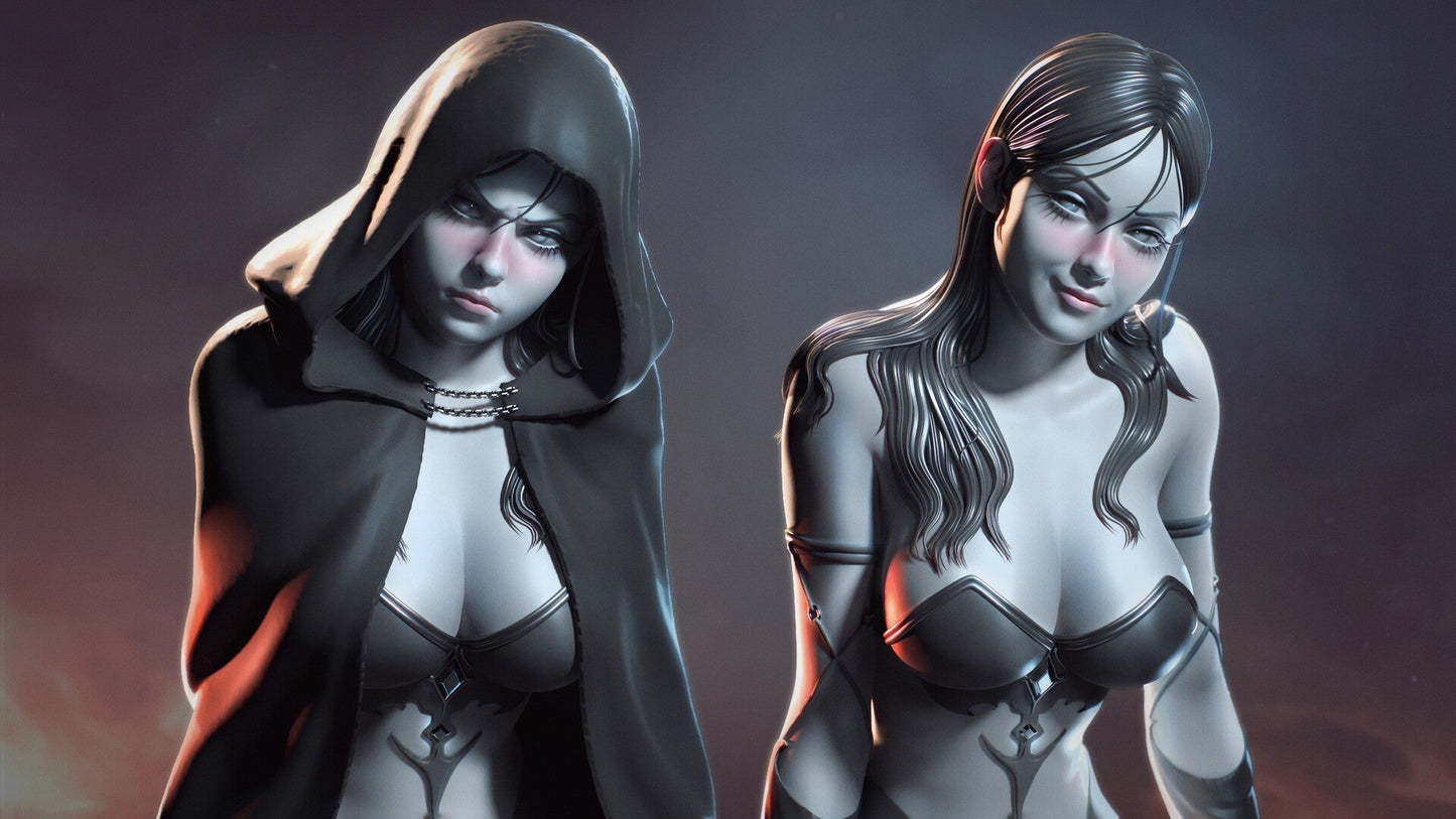 1096 The Witch - STL 3D Print Files
