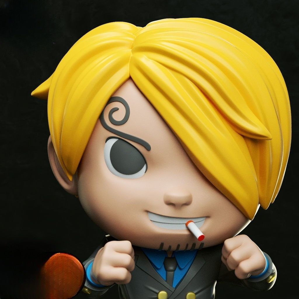 0109 Sanji - STL 3D Print Files
