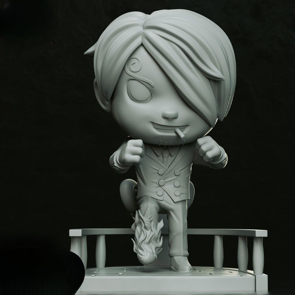 0109 Sanji - STL 3D Print Files