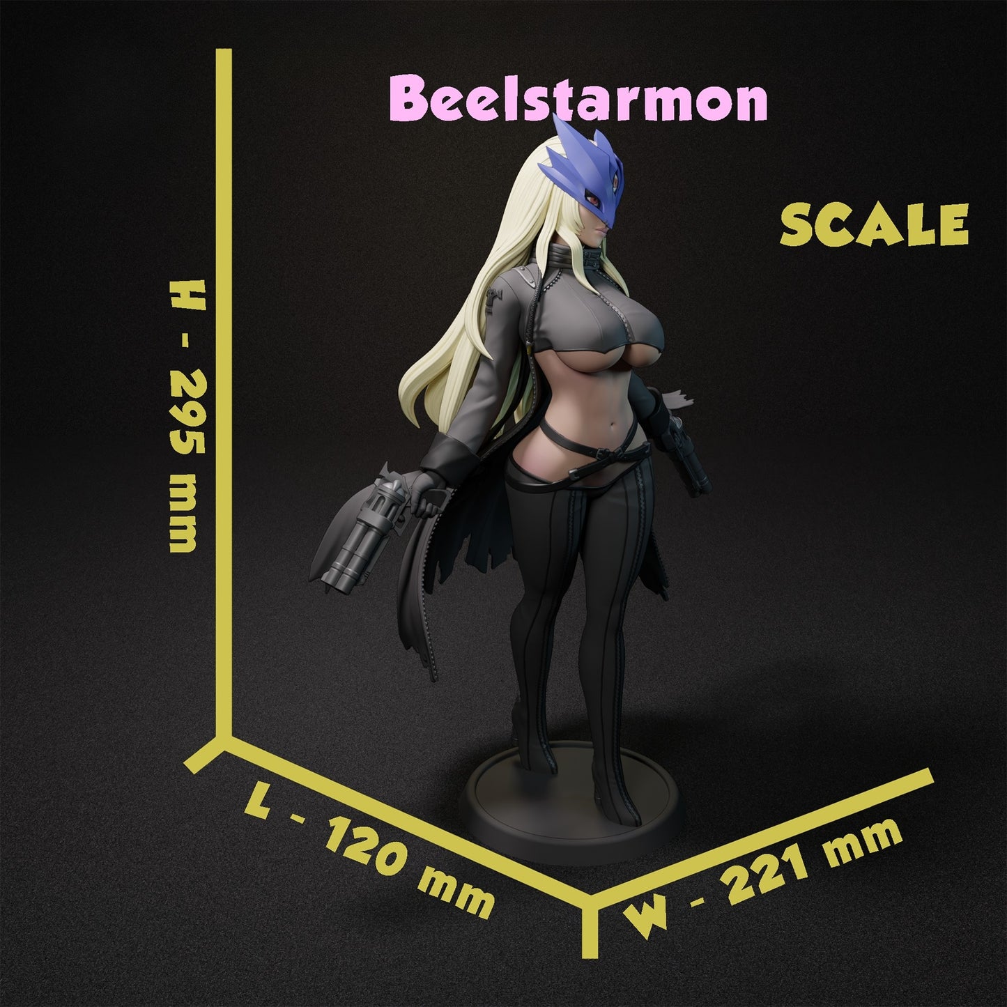 1604 Beesltarmon_Digimon NSFW - STL 3D Print Files