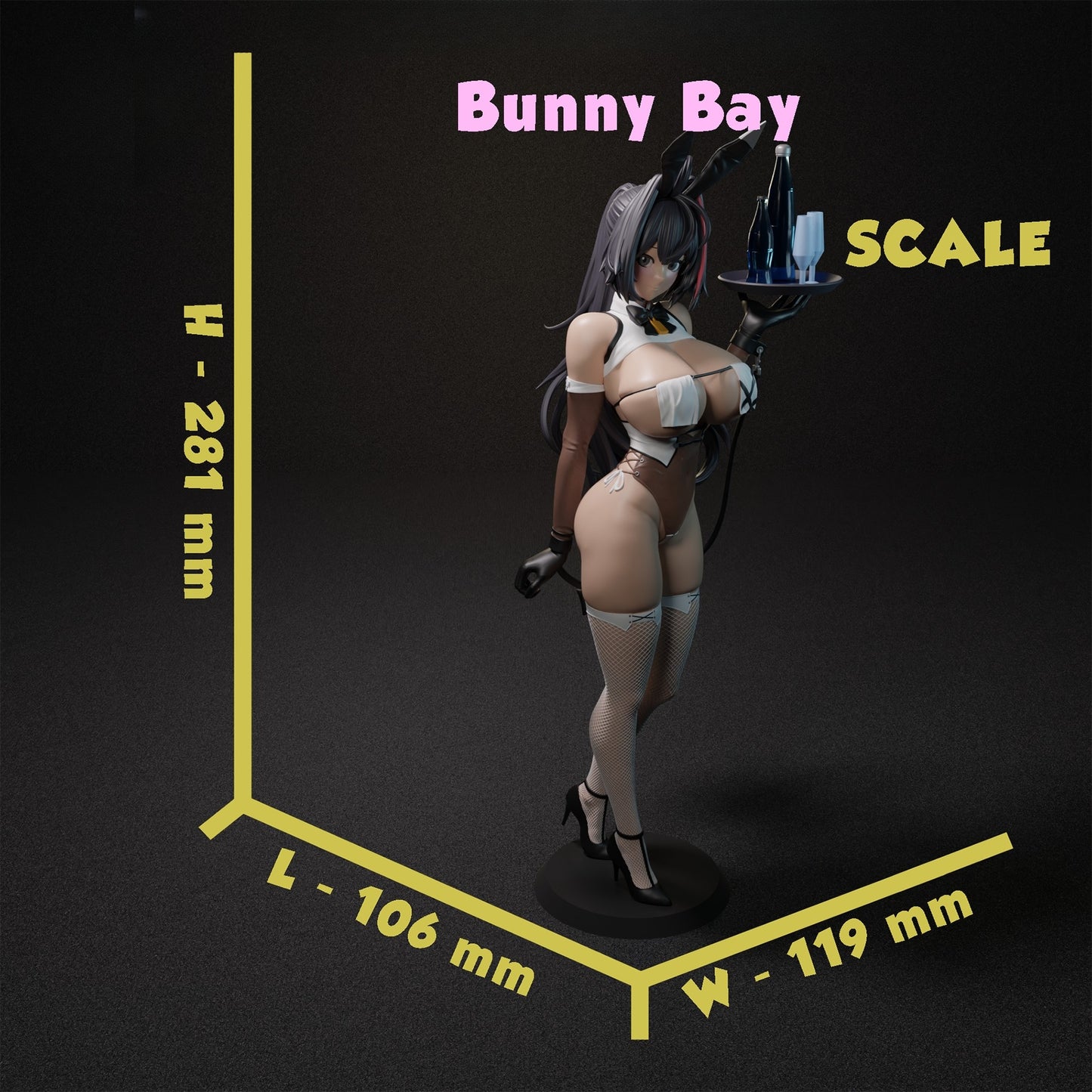 1605 Bunny Bay_Nikke Goddess of Victory NSFW - STL 3D Print Files