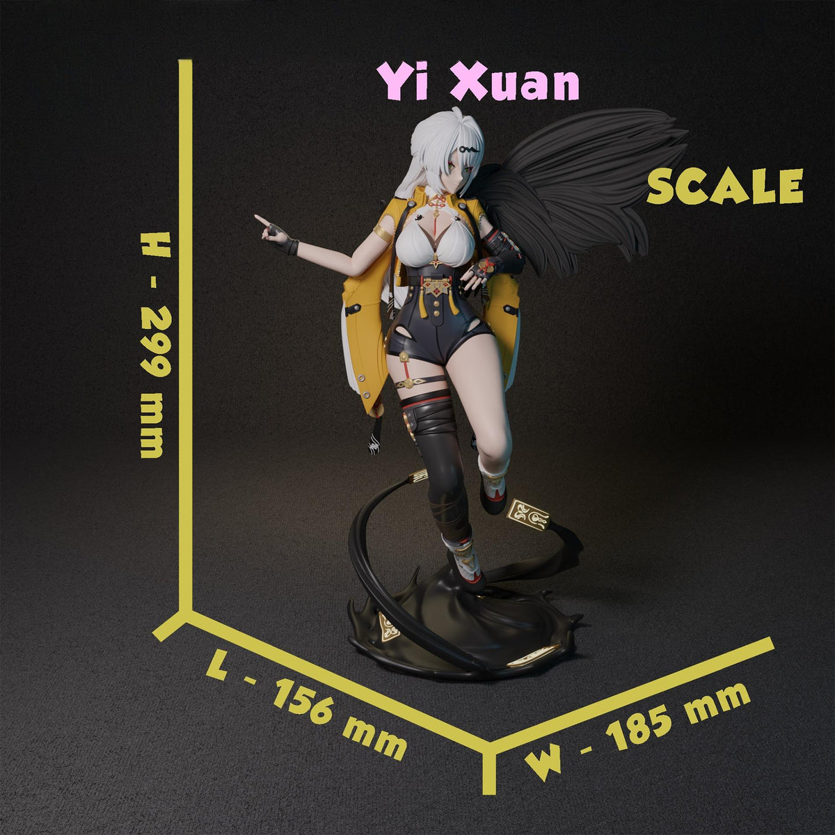 1818 Yi Xuan_ZenlessZoneZero NSFW - STL 3D Print Files