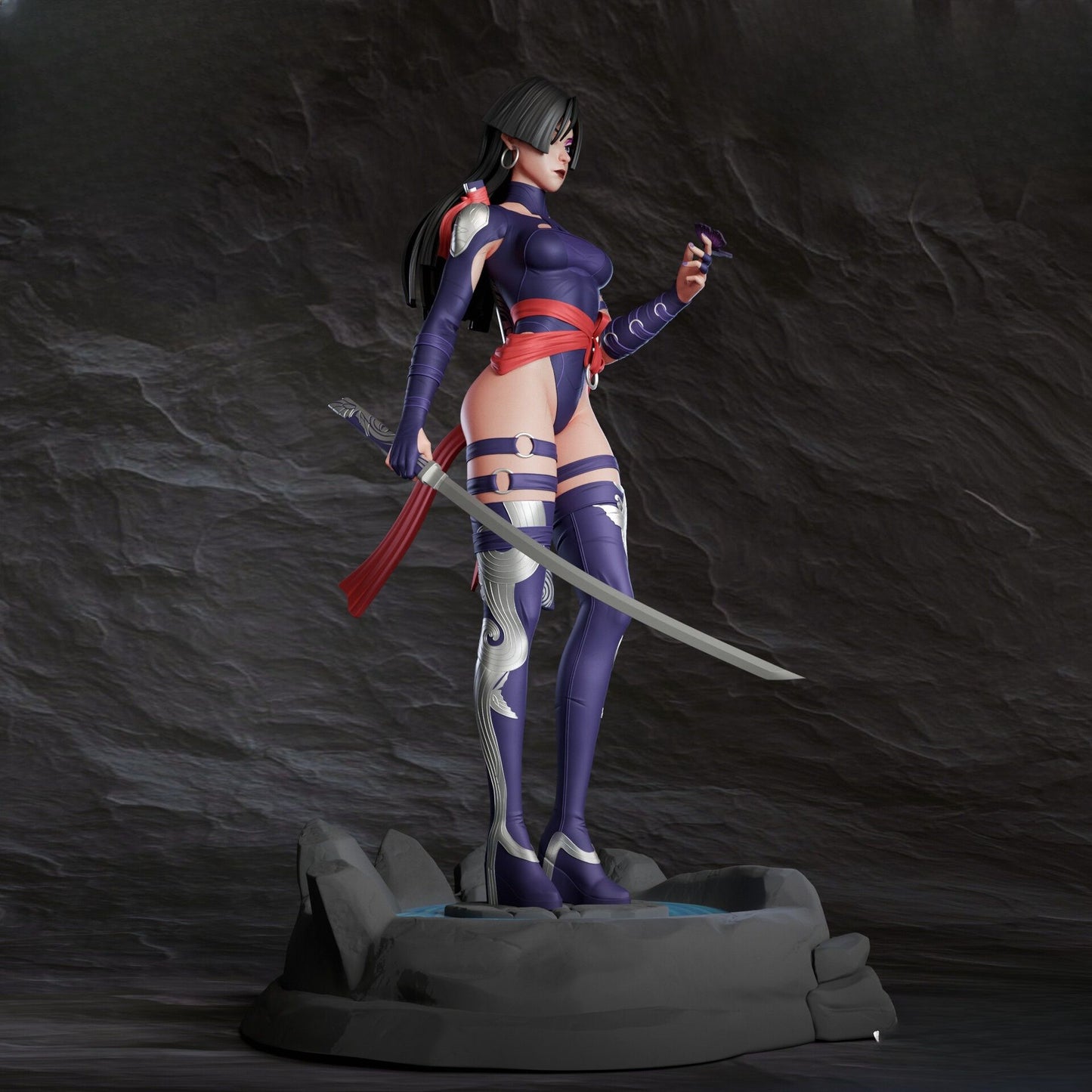 0315 Psylocke - STL 3D Print Filesv
