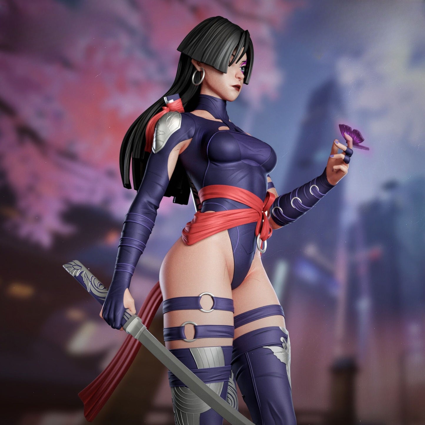 0315 Psylocke - STL 3D Print Filesv