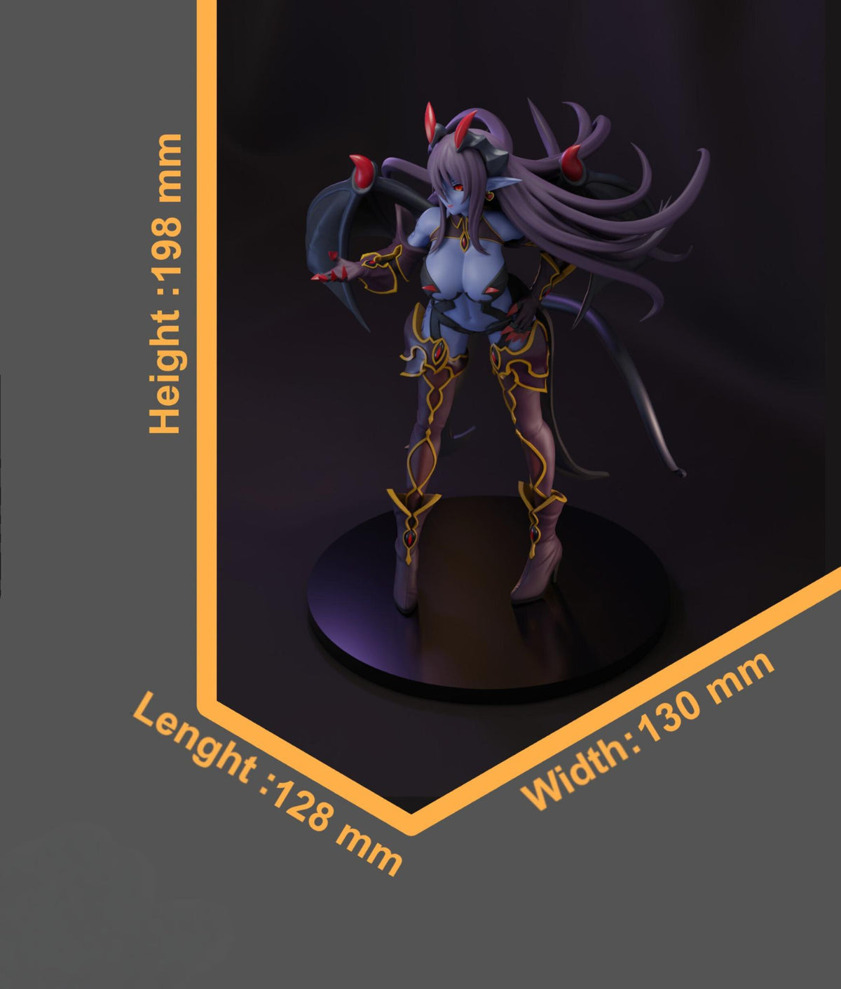 1746 Demon Monster Girl Encyclopedia - STL 3D Print Files