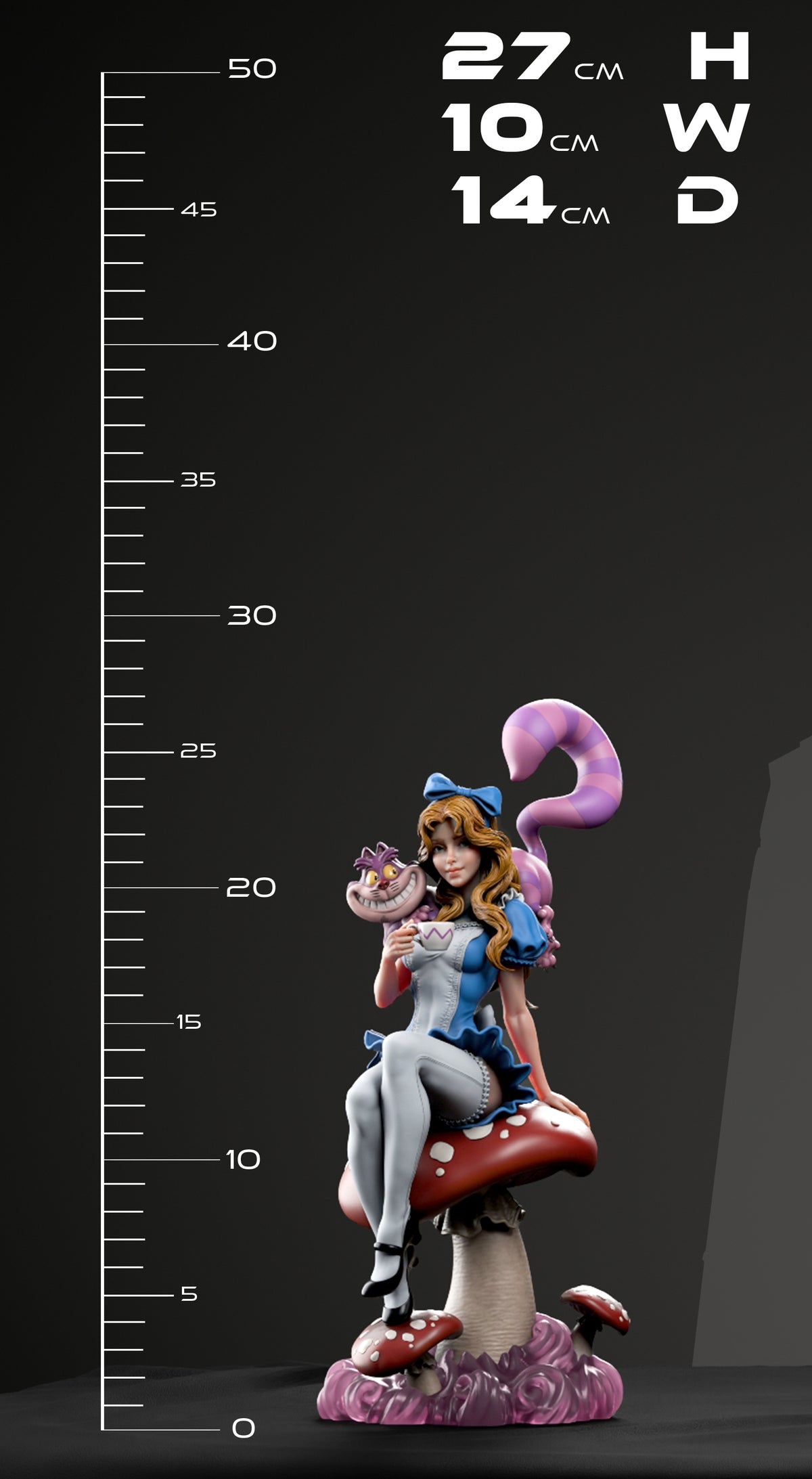 1833 Alice in Wonderland - STL 3D Print Files
