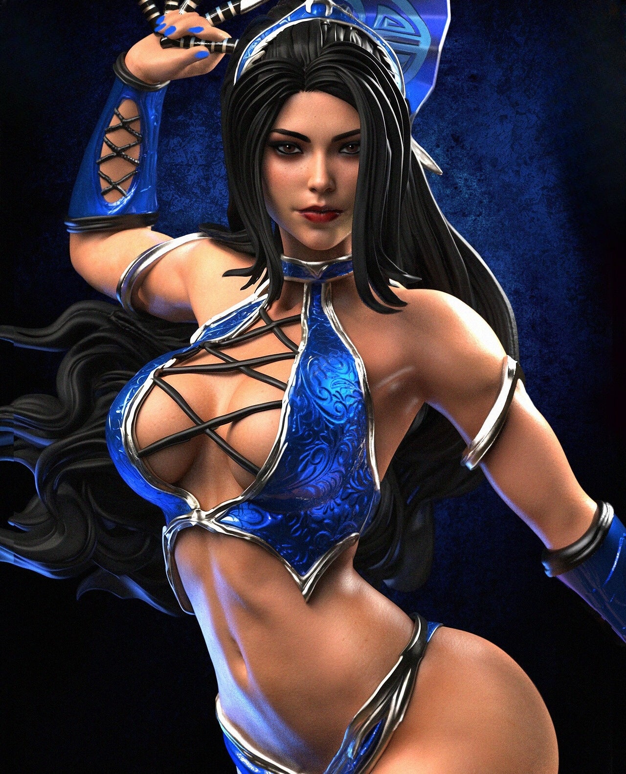 1171 Kitana_Mortal Kombat - STL 3D Print Files