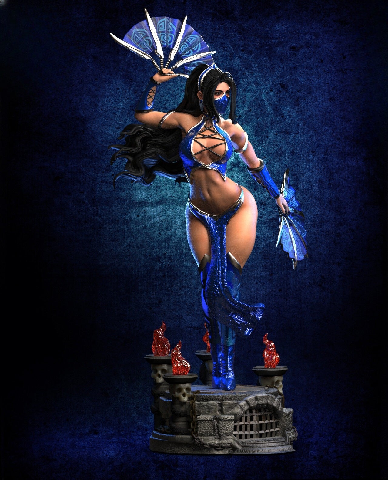 1171 Kitana_Mortal Kombat - STL 3D Print Files