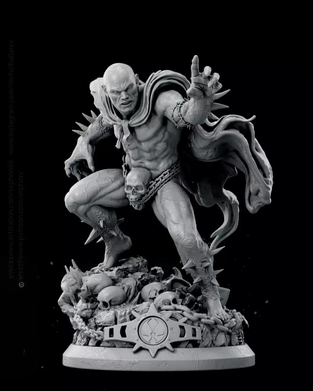1750 Spawn_Consequence of Sin - STL 3D Print Files
