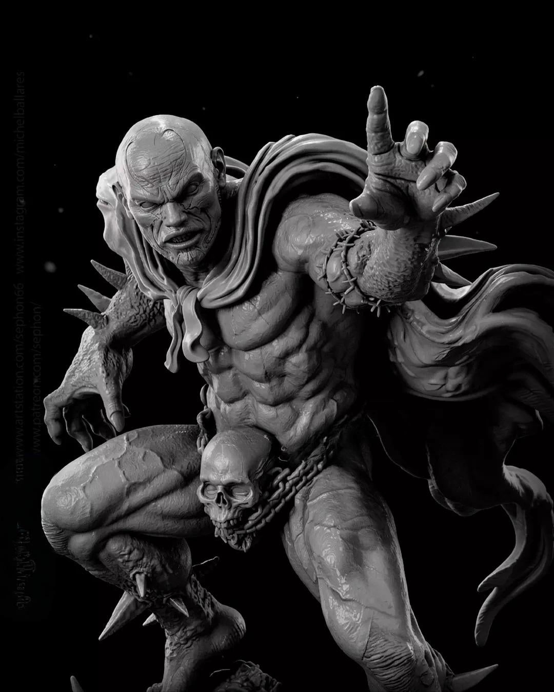 1750 Spawn_Consequence of Sin - STL 3D Print Files