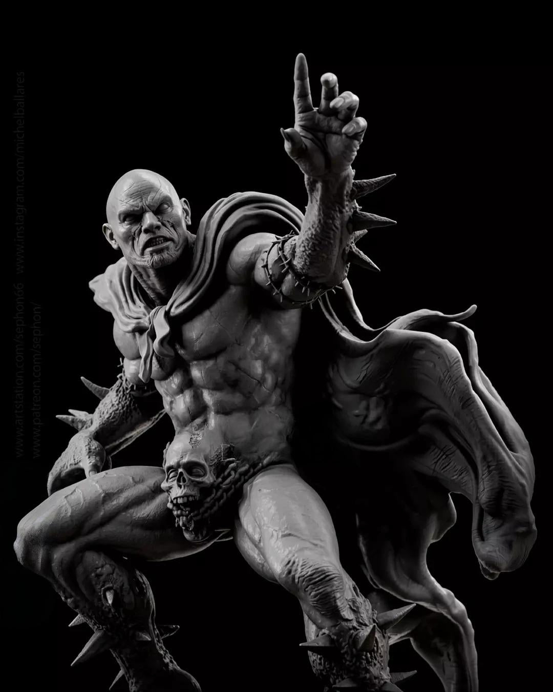 1750 Spawn_Consequence of Sin - STL 3D Print Files