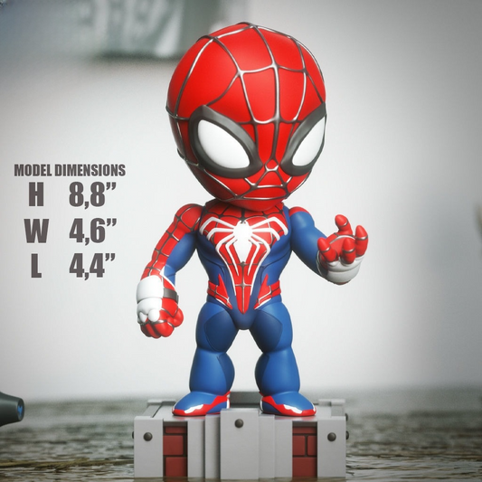 0087 Spider-Man 2 Chibi - STL 3D Print Files