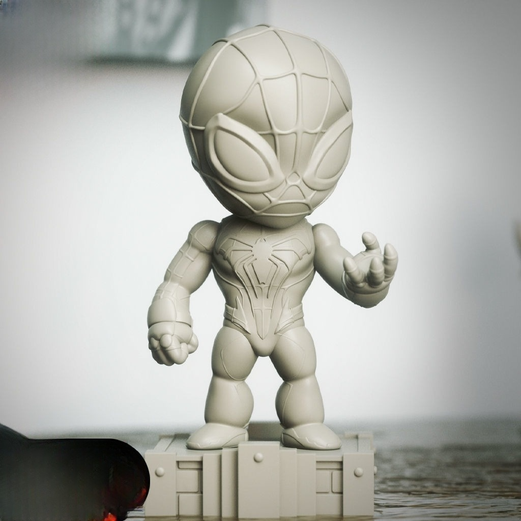 0087 Spider-Man 2 Chibi - STL 3D Print Files