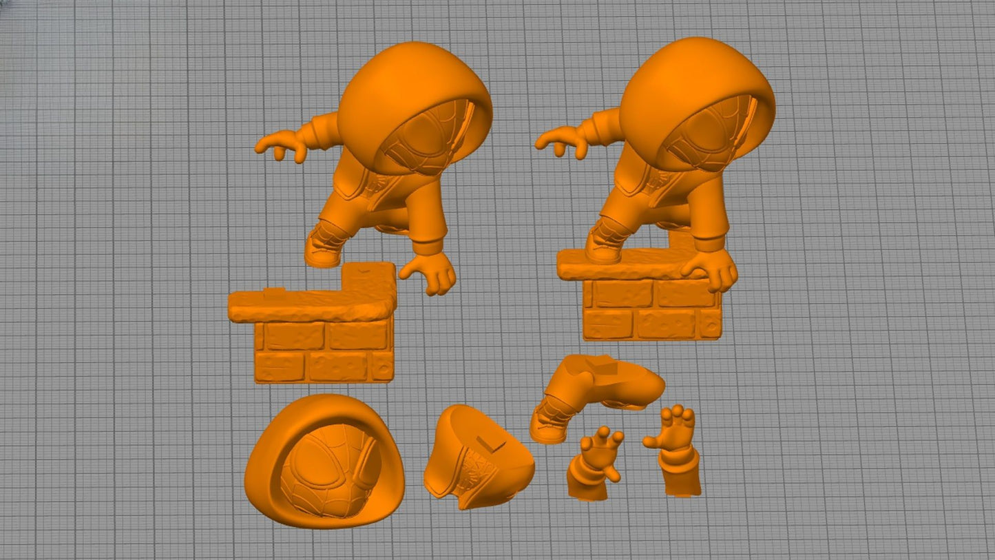 0094 Spider-Man Miles Morales - STL 3D Print Files
