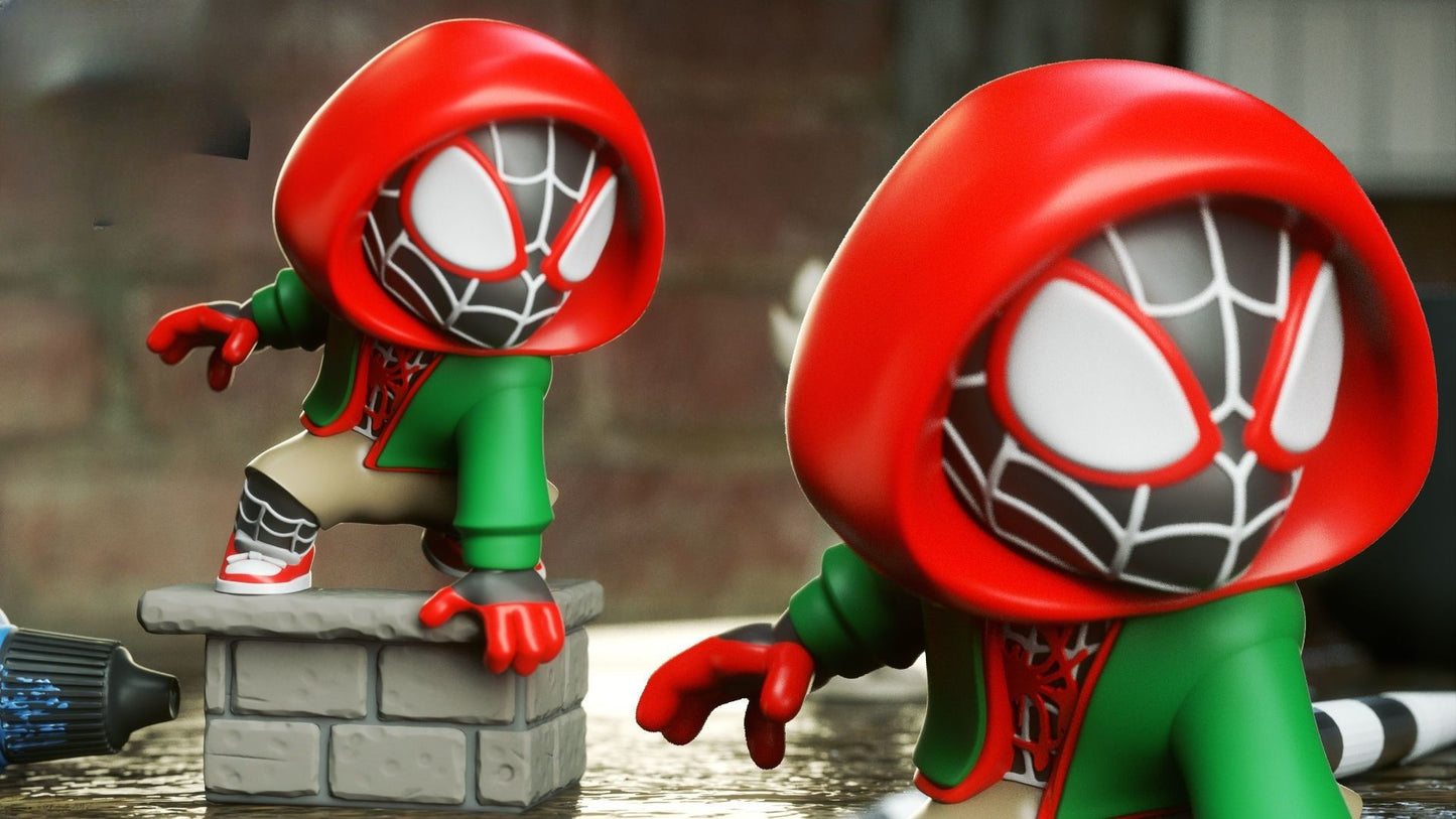0094 Spider-Man Miles Morales - STL 3D Print Files