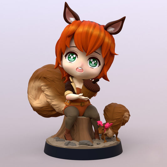 0151 Squirrel Girl - STL 3D Print Files