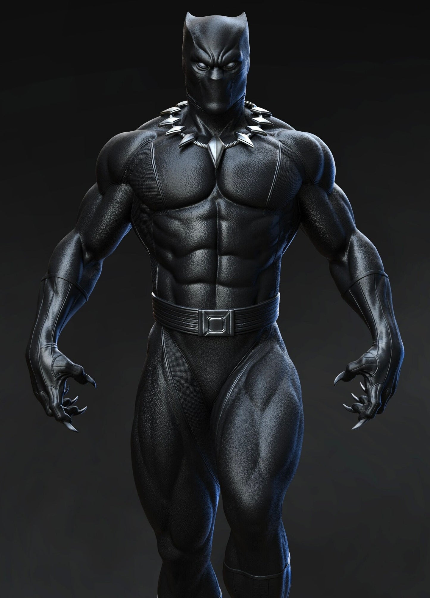 0500 Black Panther - Marvel Comics (3170) - STL 3D Print Files