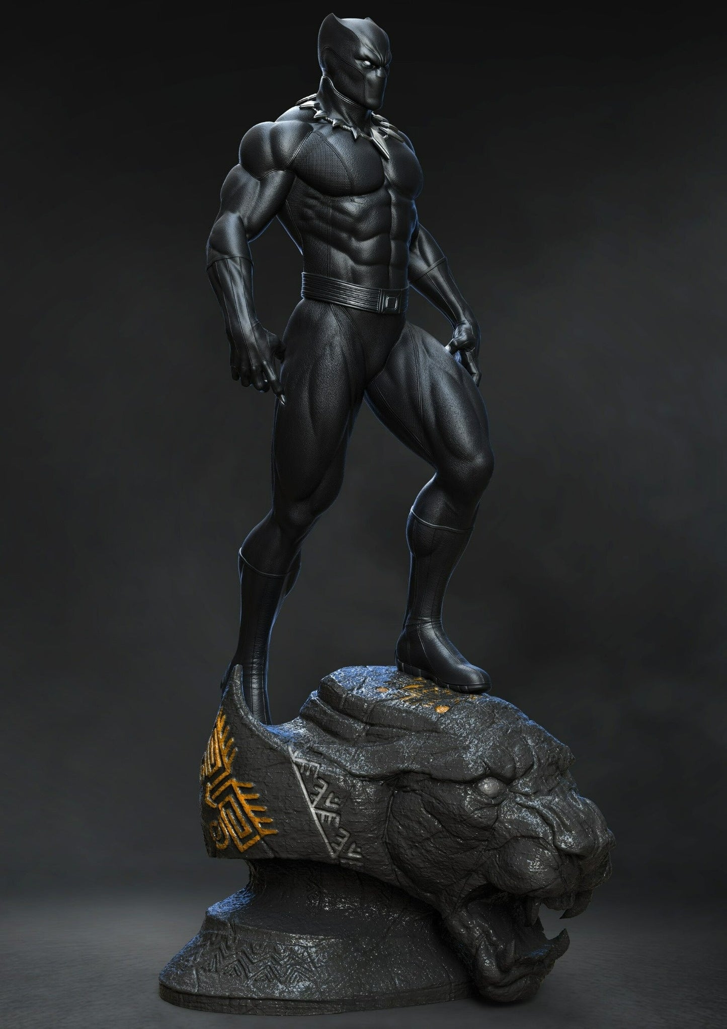 0500 Black Panther - Marvel Comics (3170) - STL 3D Print Files