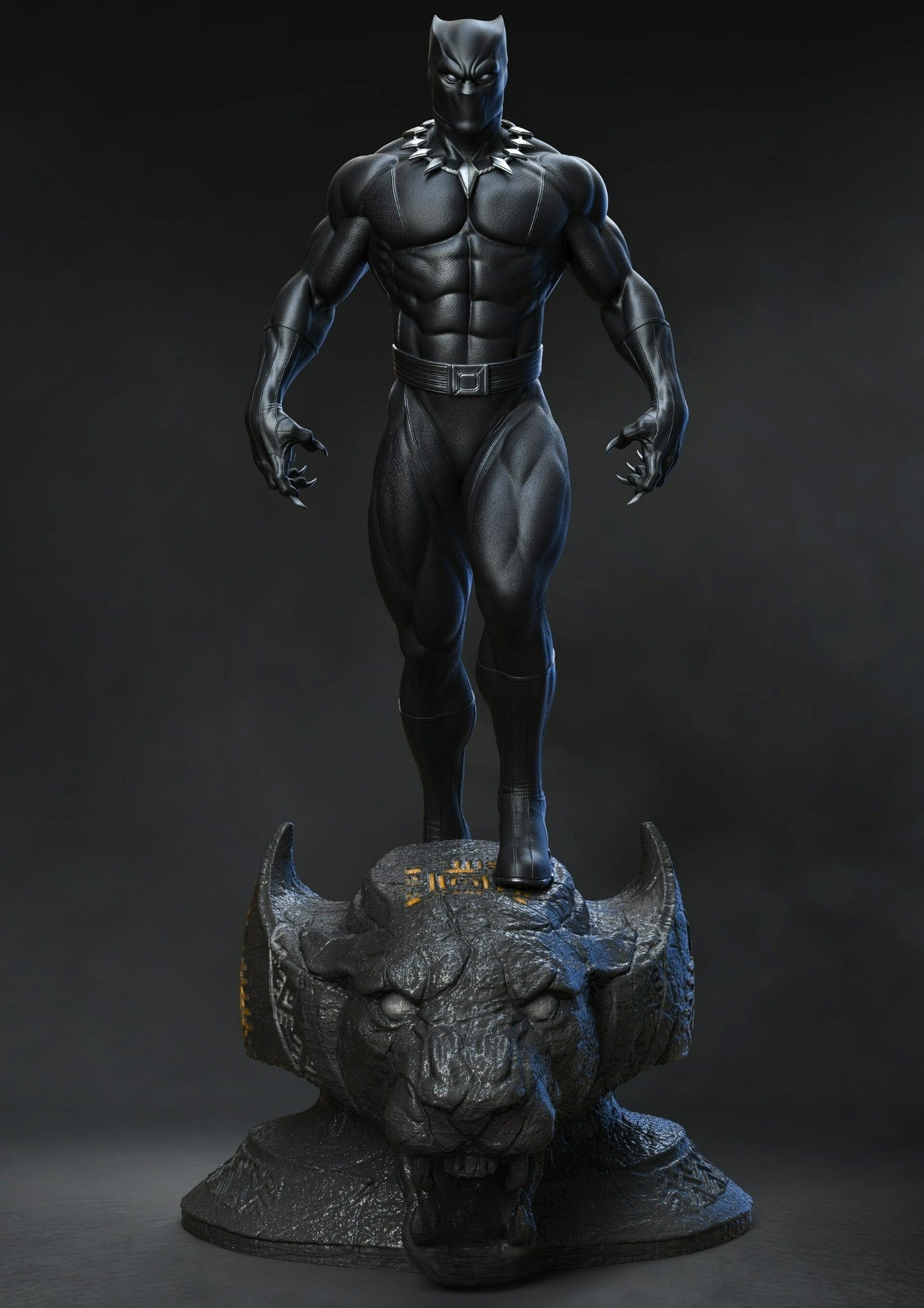 0500 Black Panther - Marvel Comics (3170) - STL 3D Print Files