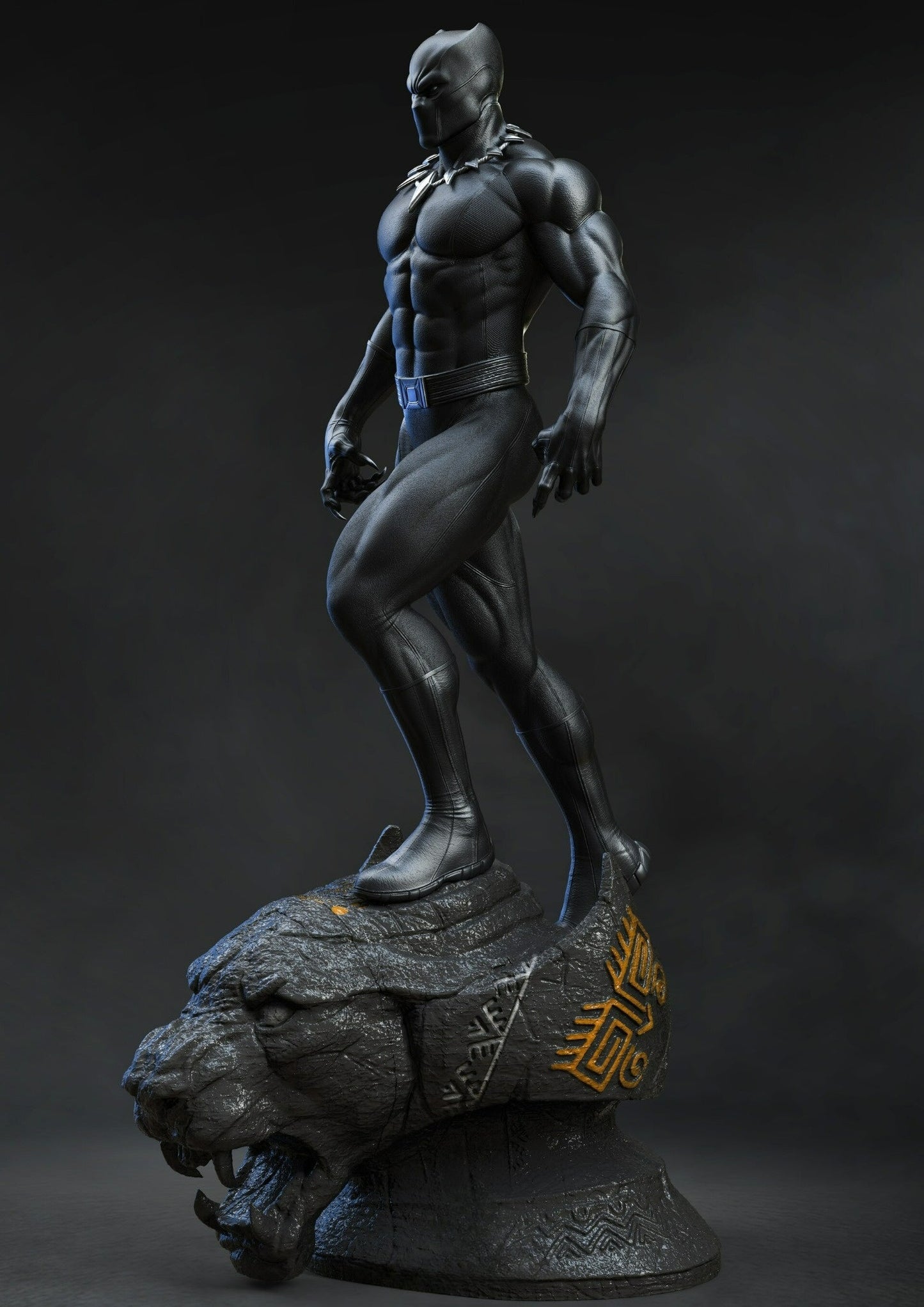 0500 Black Panther - Marvel Comics (3170) - STL 3D Print Files