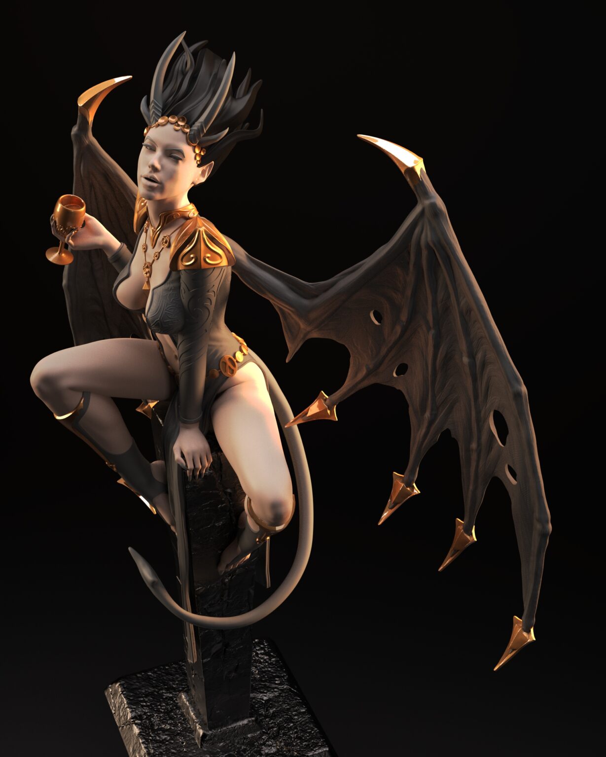 0638 Mizora - Baldurs Gate 3 (1966) - STL 3D Print Files