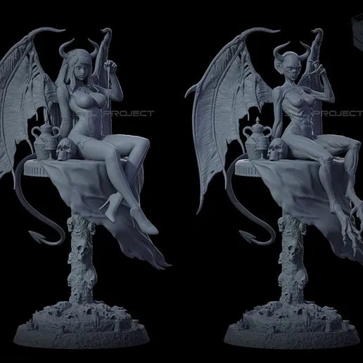 1805 Succubus Girl NSFW- STL 3D Print Files