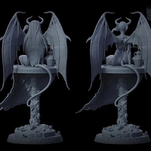 1805 Succubus Girl NSFW- STL 3D Print Files