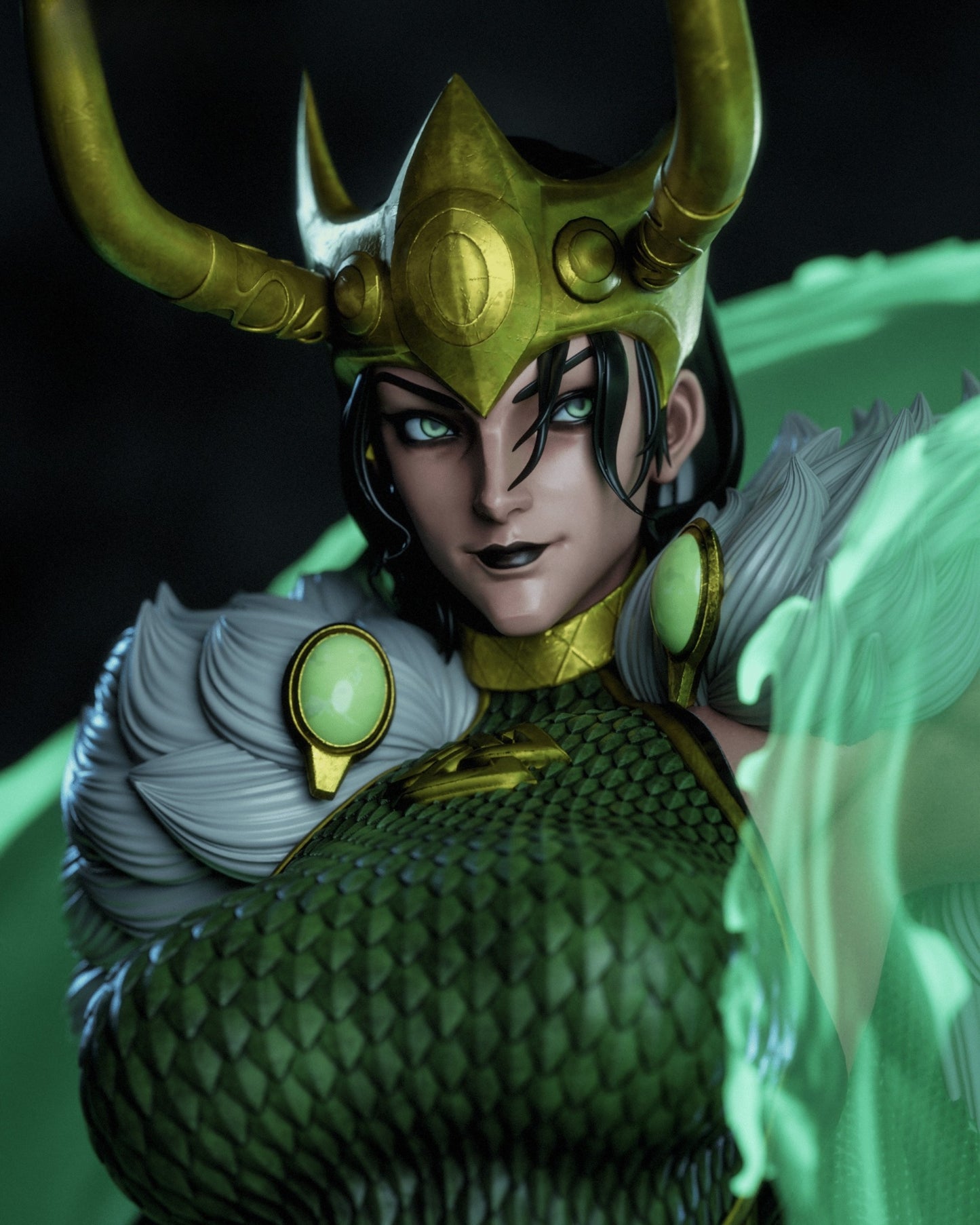 0610 Lady Loki - STL 3D Print Files