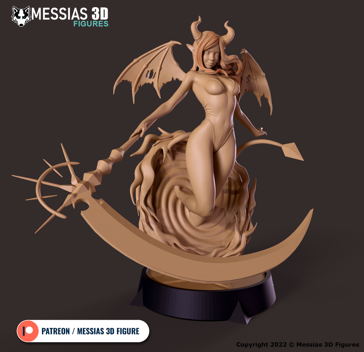 1921 Girl Sucubus Portal_Miniatures - STL 3D Print Files