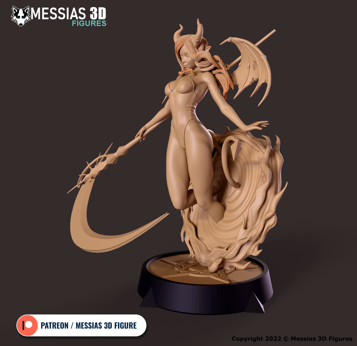 1921 Girl Sucubus Portal_Miniatures - STL 3D Print Files