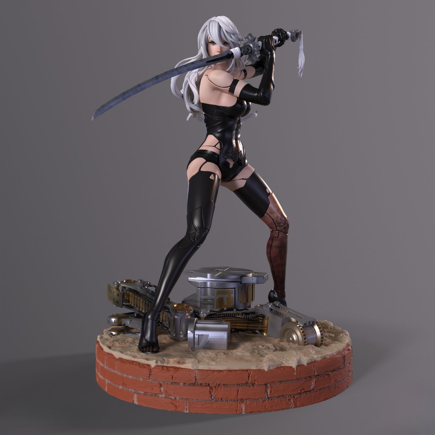 1196 A2_NieR Automata - STL 3D Print Files