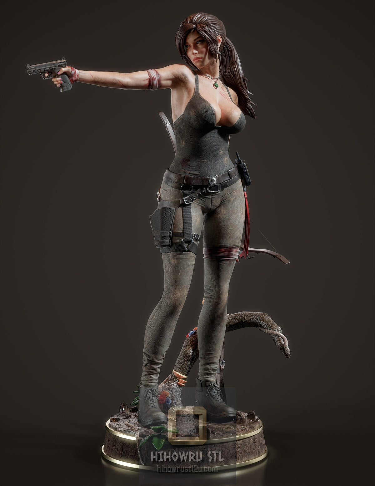 1863 Lara Croft - Tomb Raider (5476) - STL 3D Print Files