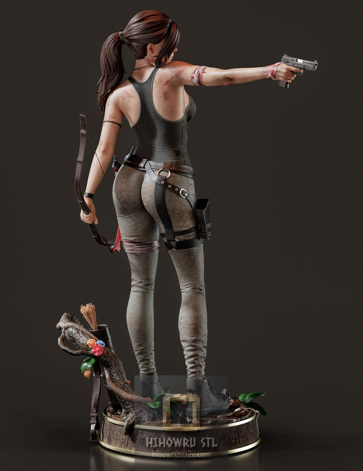 1863 Lara Croft - Tomb Raider (5476) - STL 3D Print Files