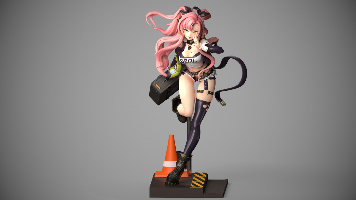 1831 Nicole Demara_ZenlessZoneZero - STL 3D Print Files