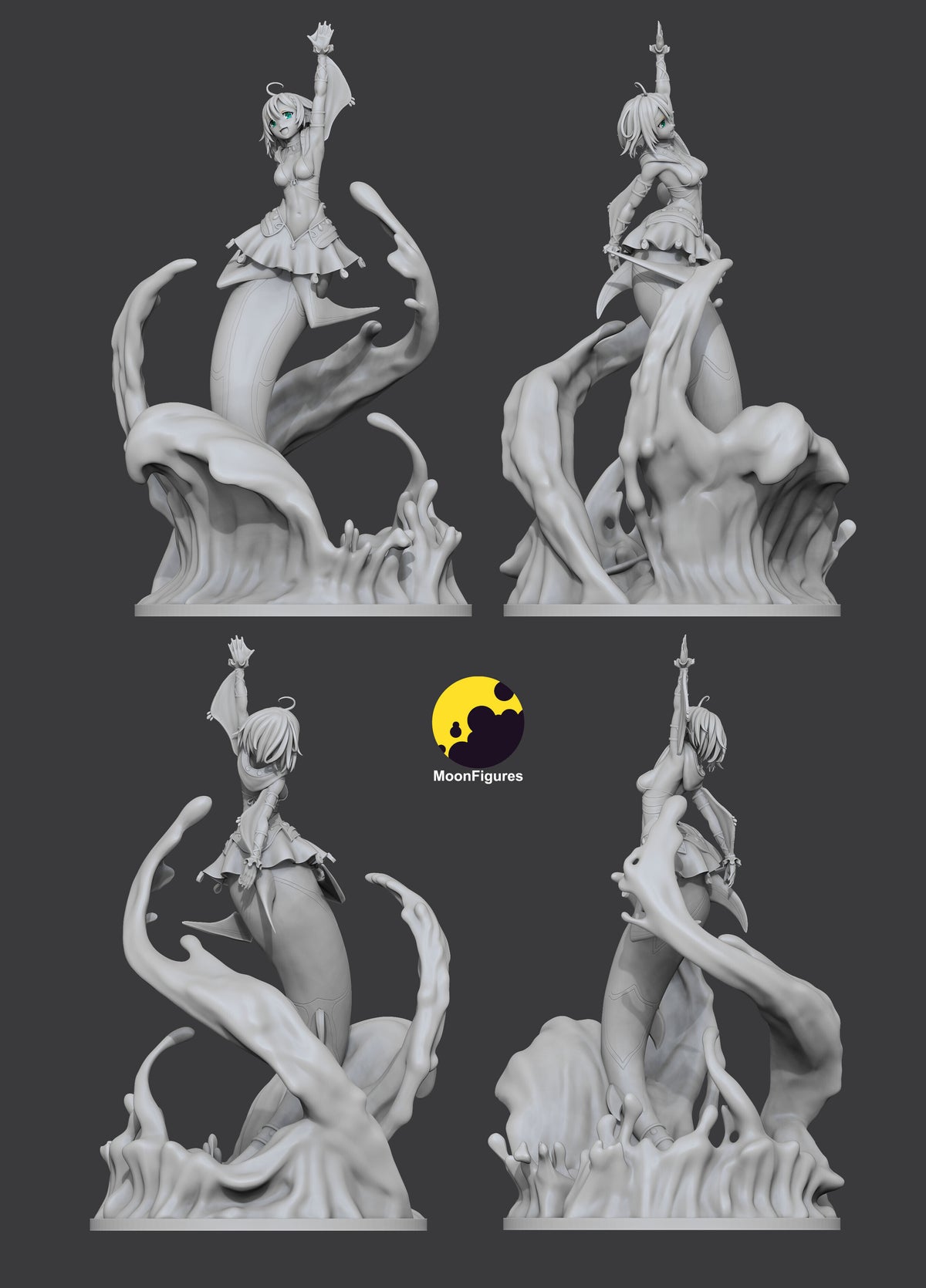 2104 Lulala Heine_Monster Girl Doctor - STL 3D Print Files