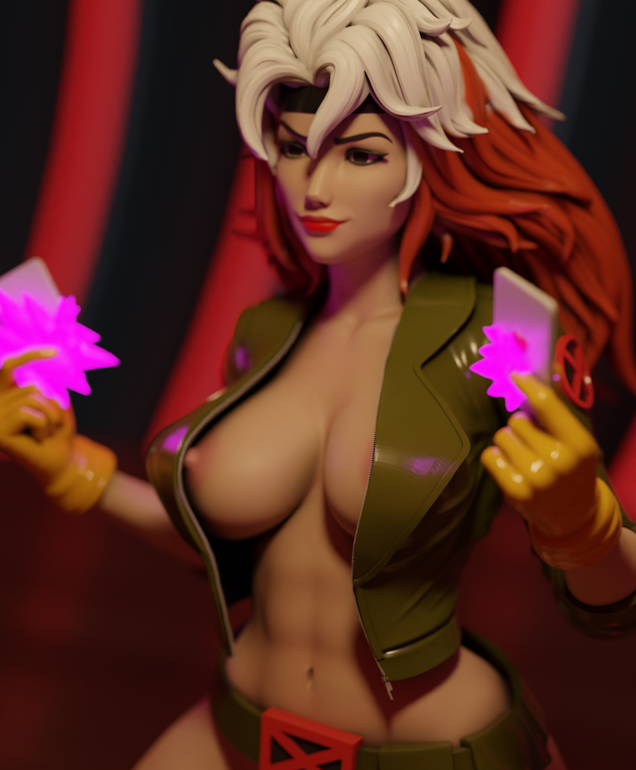0529 Rogue 90 NSFW - X-men (1425) - STL 3D Print Files