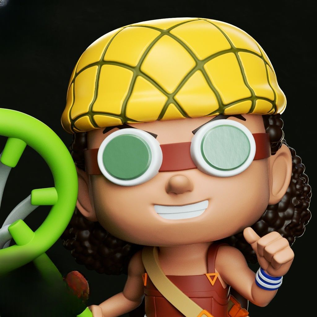 0093 Usopp - STL 3D Print Files
