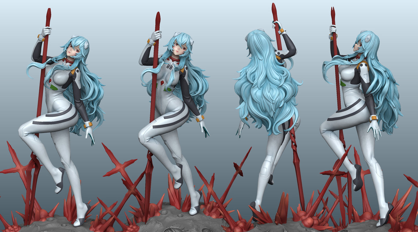 0808 Evangelion_Rei Ayanami - STL 3D Print Files