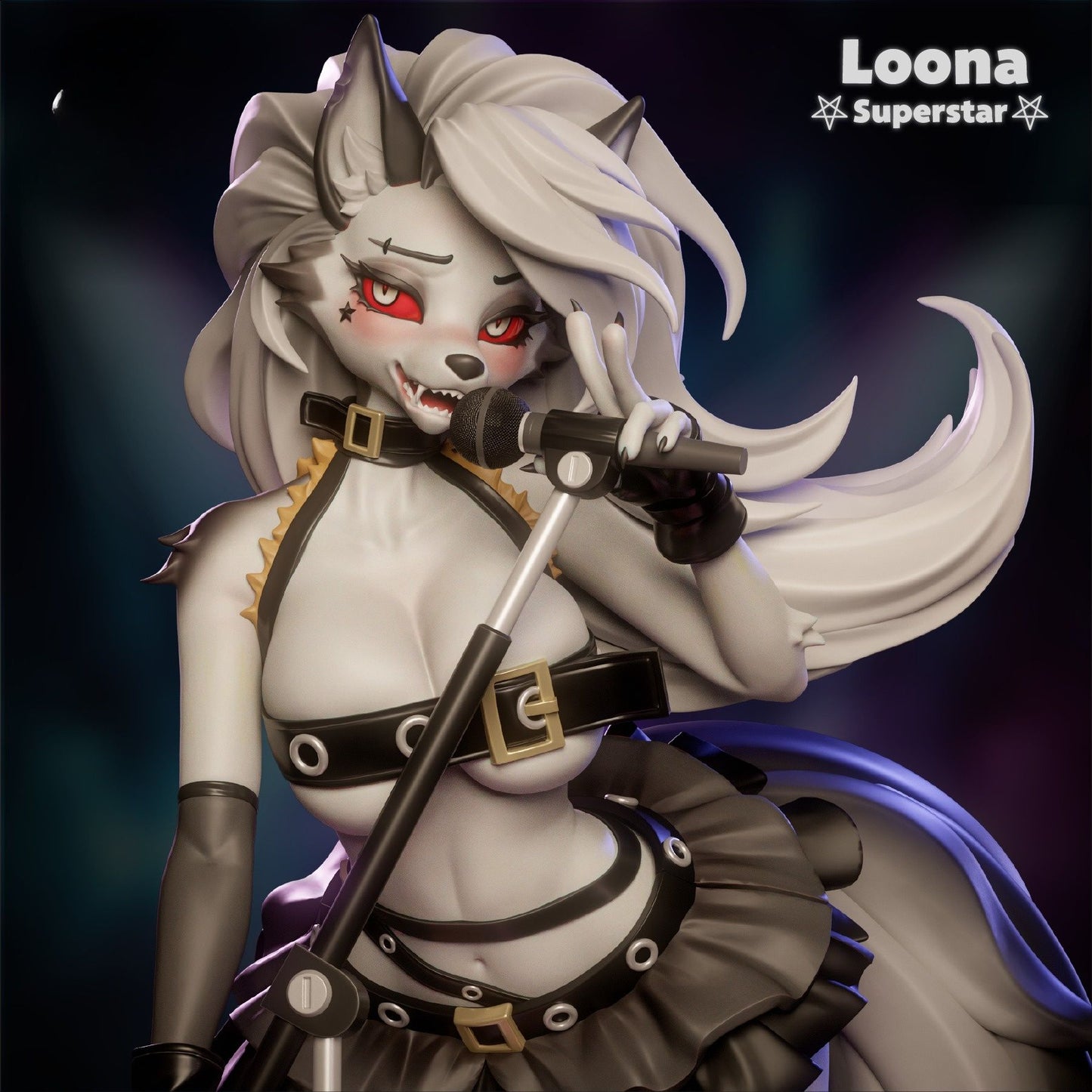 0393 Loona_Helluva Boss NSFW - STL 3D Print Files