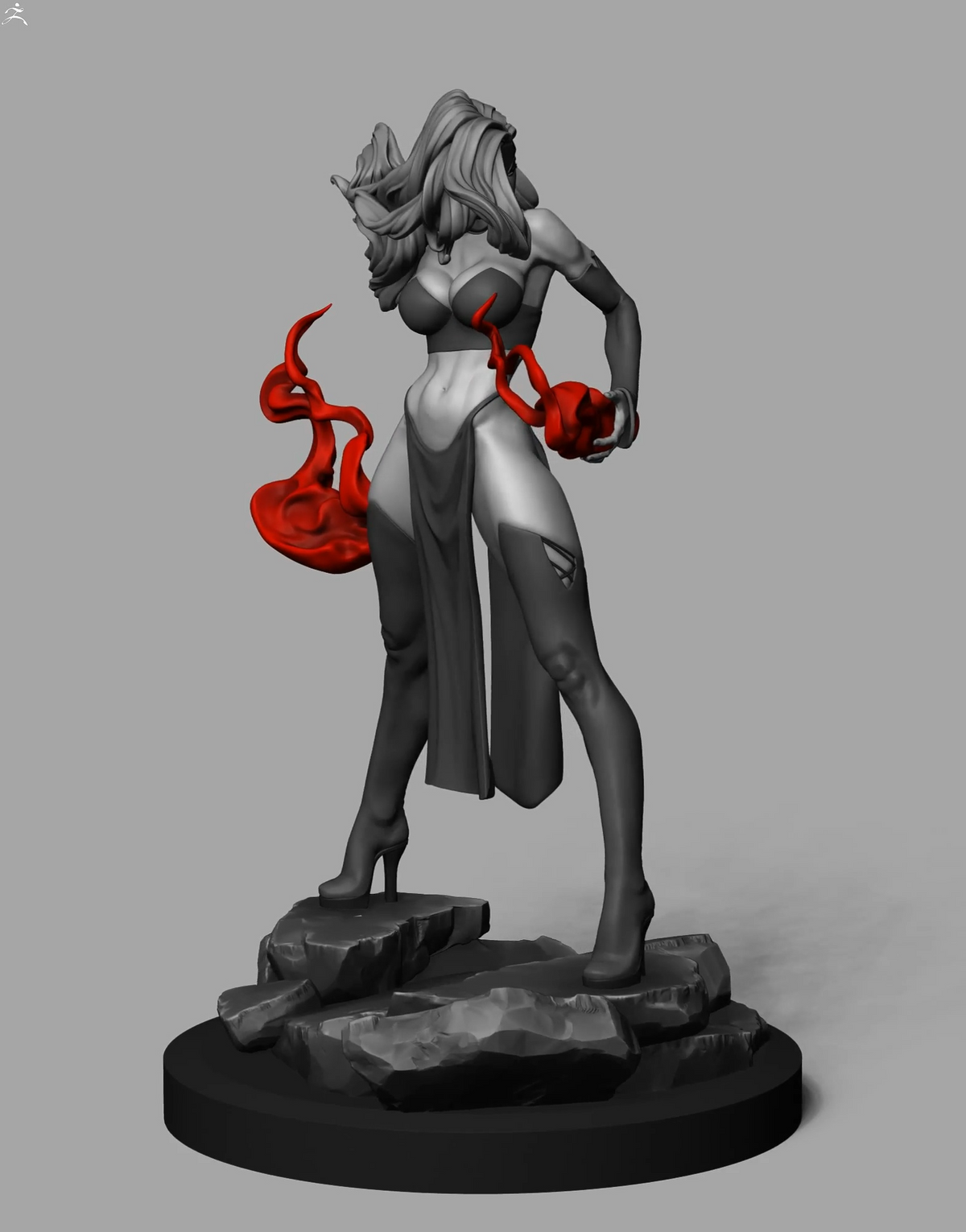 1804 Scarlet Witch_Marvel Comics - STL 3D Print Files