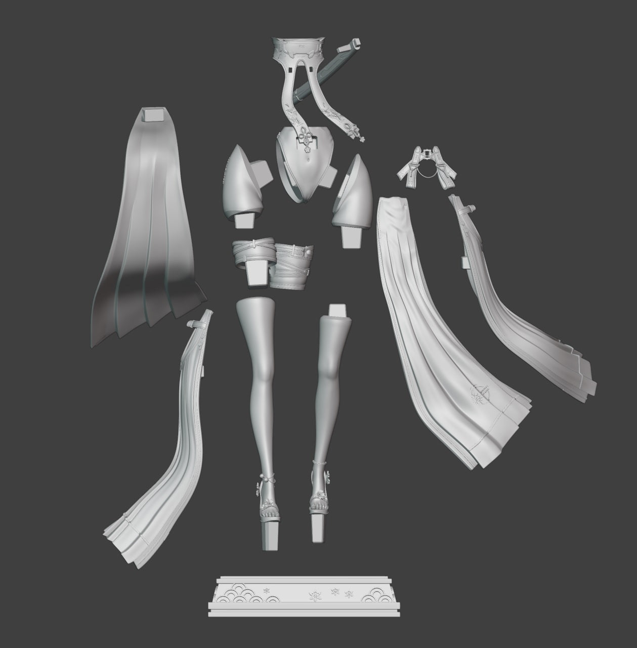 1557 Hiyuki_Wuthering Waves - STL 3D Print Files NSFW
